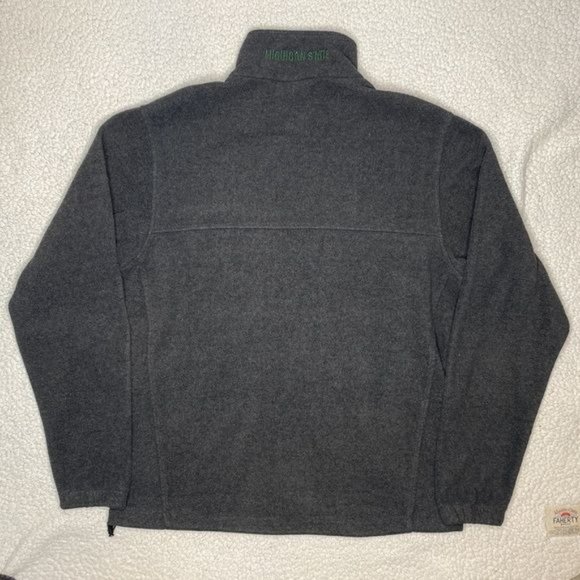 Columbia NCAA Michigan State Spartans Fleece Full Zip Jacket: Size Medium - Picture 2 of 12
